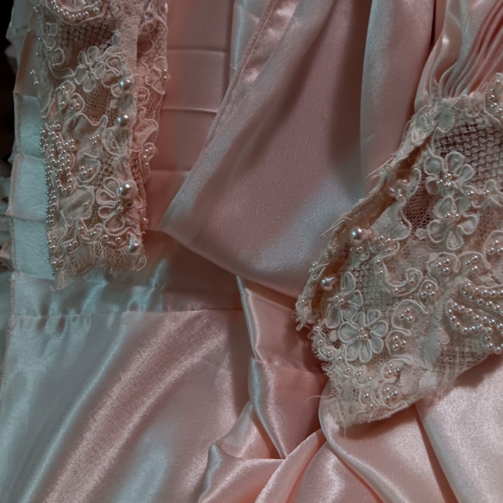 Satin lingerie heavily beaded created by Bergdorf Goodman on the Plaza New York